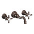 Weymouth Wall Mounted Bathroom Faucet with Drain Assembly