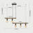 Pendant Macgregor 5 - Light Kitchen Island Light[No Bulb]