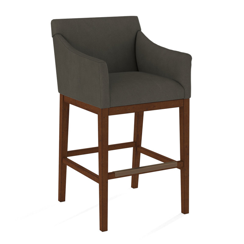 Upholstered Stool, Evolution Smokey, Nutmeg