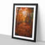 Autumn Forest Pathway In Abstract - Single Picture Frame Painting-55456922-55456923