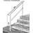 Adjustable Outdoor Stair Handrail - Heavy-Duty Metal Railing Kit With Weather-Resistant Coating For Secure And Easy Installation