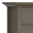 Redmond 39"W Solid Wood Transitional Medium Storage Cabinet with 4 Drawers, Adjustable Shelf and Antique Brass Hardware-391440668