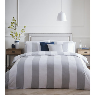 Caswell Striped Duvet Cover Set with Pillowcases