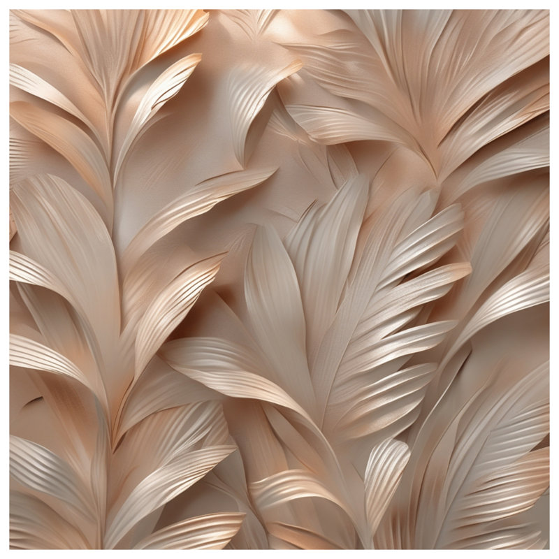 Textured Leaf Motif Comforter, Twin
