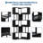 Space-Saving L-Shaped 6-Tier Corner Bookshelf-434413092