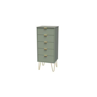 Fully Assembled Aletriz 5 - Drawer Chest of Drawers
