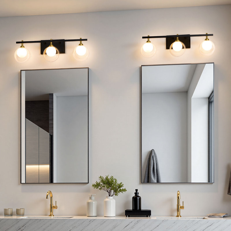 Luminaire à intensité variable pour meuble-lavabo 3 lumières 24 po