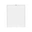 Table flottante, bureau, blanc