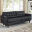 Canapé en cuir retravaillé touffeté Carson Carrington Eggedal de Modway-210282293