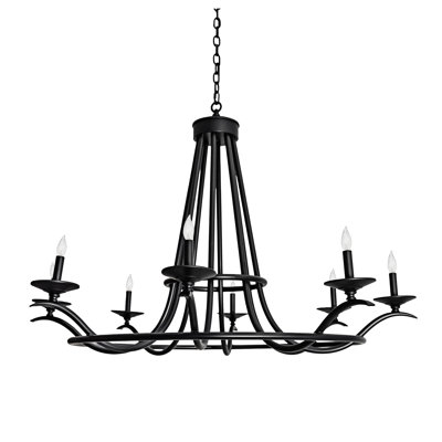 8 - Light Dimmable Classic / Traditional Chandelier