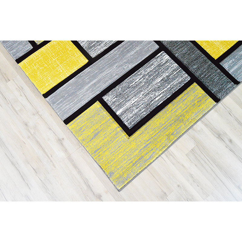 Mccampbell Abstract Indoor Rug, Runner 2'2" x 7'4"