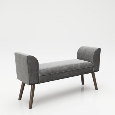 Tiffany Polyester Upholstered Bench