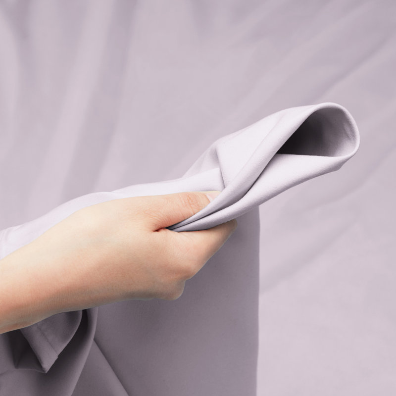 Microfiber Sheet Set, Light Gray Lavender, Full/Double