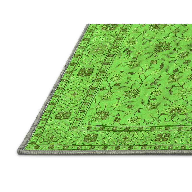 Washable Oriental Indoor Rug, Rectangle 6' x 9'