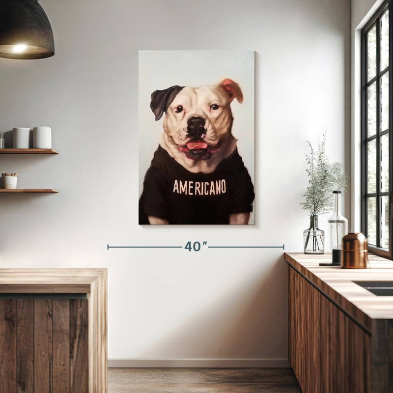 Brampt Americano, 39" H x 26" W