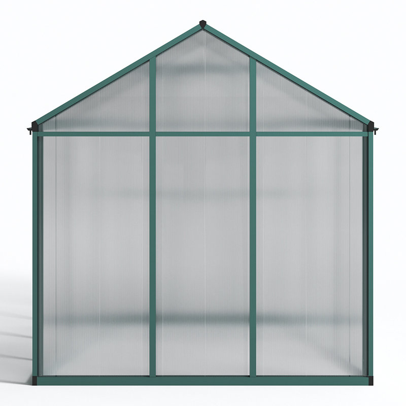 Cerone Greenhouse, 194.5cm H x 185cm W x 185.6cm D, Green