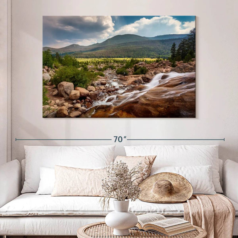 Alvord Rocky Mountains Park Stream, H 34 po x l 51 po