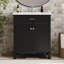 Meuble-lavabo de 30 pouces avec lavabo en céramique, porte à fermeture en douceur et tablettes réglables-121615342