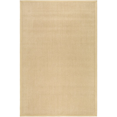 Auckland Handmade Jute/Sisal Maize/Wheat Area Rug