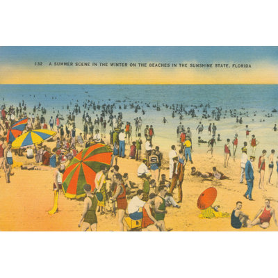 " Beach Postcard IV " by Wild Apple Portfolio