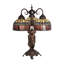 Meyda Tiffany & Stained Glass Arched Table Lamp