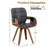 Braiden Swivel Faux Leather Dining Chair-610463322