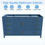 Single Bathroom Vanity with Wood Top