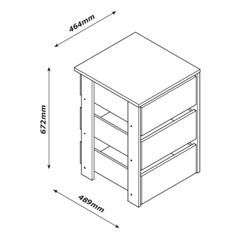 Blocco Manufactured Wood Closet Island