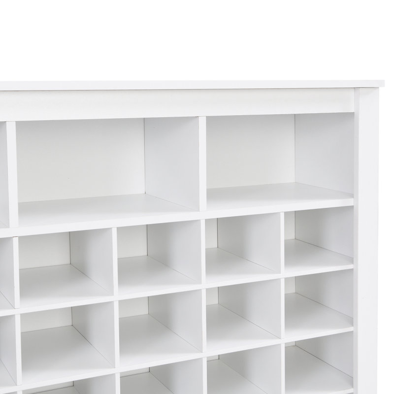 Armoire à chaussures moderne avec base incurvée, armoire à chaussures moderne avec base incurvée 24 pièces ON-TREND Design