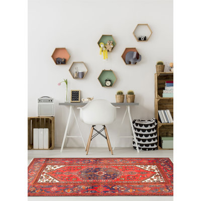 Andelz Red Rug 4'4" x 6'5"