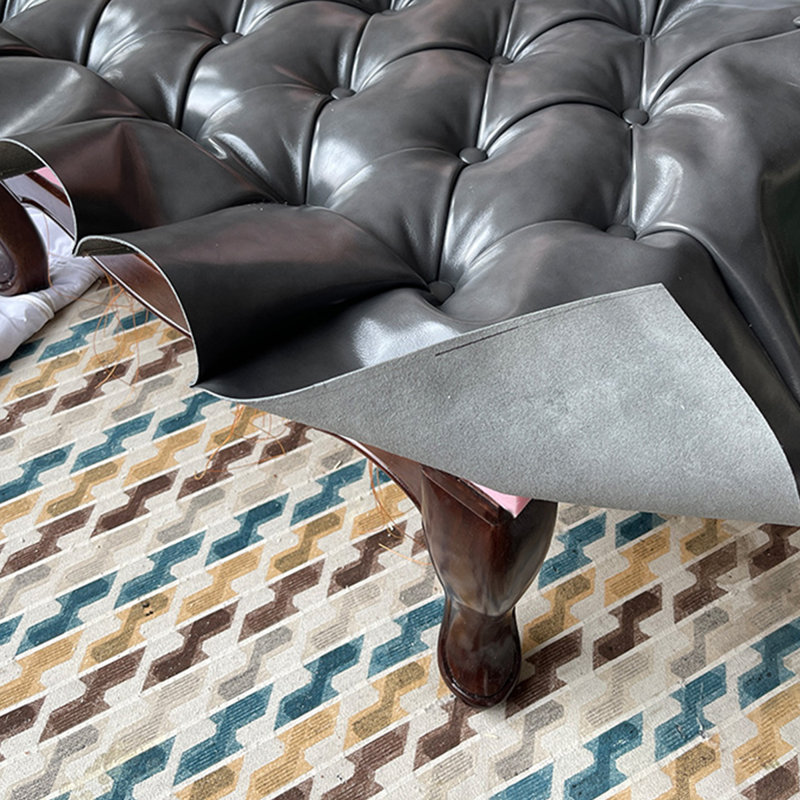 Retro Style Wood Upholstered Bedroom and Entryway Leather Bench