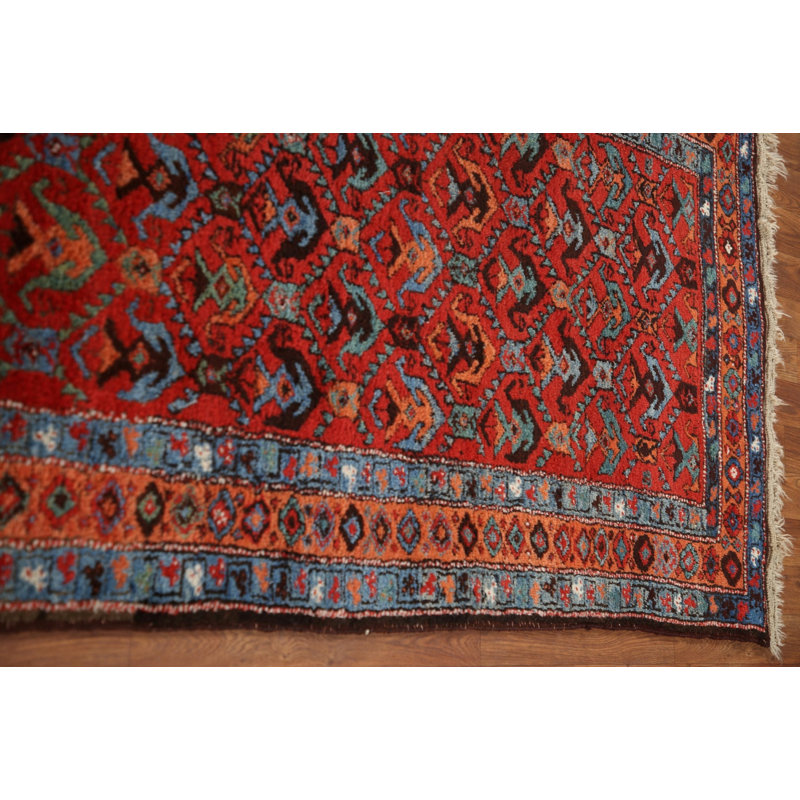 Tapis antique à teinture végétale 3 x 14