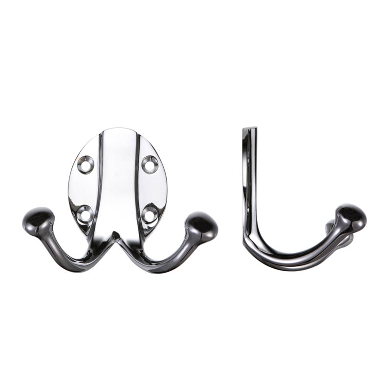 Wall Mounted Robe Hook, Polished Chrome