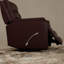 Fauteuil inclinable avec repose-pieds manuel Global Brown-117952485