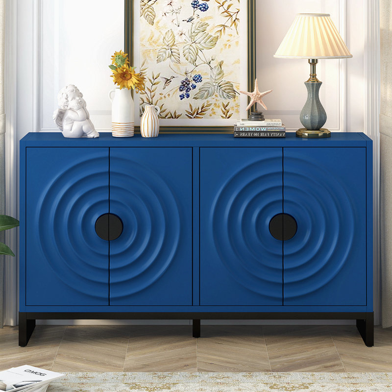 Armoire de rangement en U avec armoire en bois U-Style, Marine