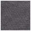 Canapé d'angle modulaire en forme de L avec pouf amovible, assise profonde en chenille avec accoudoirs rembourrés et rembourrage en mousse, noir