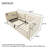 Upholstered Twin Size Daybed, Hydraulic Storage Twin Bed Frame With USB & Type-C Charging, Bed Frame With Wooden Slats And Tufted Sofa Back, Velvet (Without Mattress)-2129645349