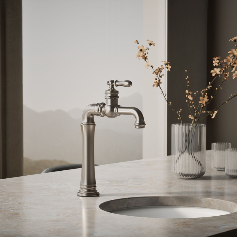 Artifacts® Gentleman's Bar Faucet with Accessories, Vibrant Titanium