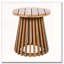 Table d'appoint d'extérieur en bois d'acacia-868433172