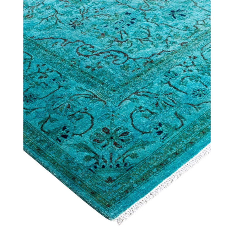 Overyed One-of-a-Kind Rectangle 4'3" X 5'10" Hand Knotted Area Rug