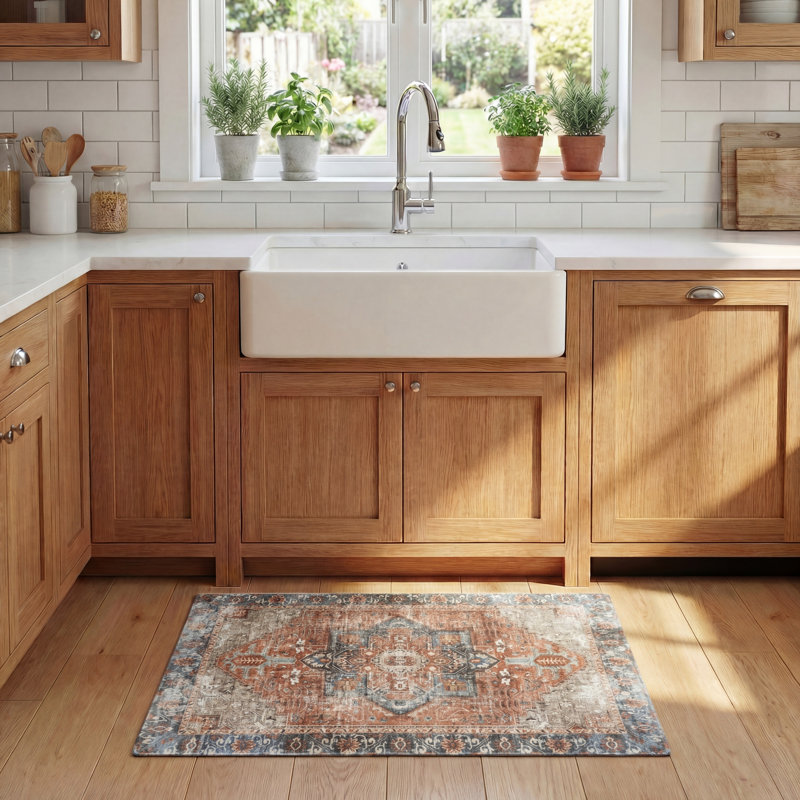 Kitchen Mat 114 Performance Oriental Non-Slip Mat, 1'-6" X 2'-0" Rectangle