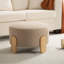 Siège de bureau beige 24,8 po