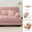 Canapé modulaire modulaire Cloud, 4 places avec 2 sièges Ottomam Chenille, siège profond et coussin pour le salon-286922223
