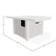 36" x 54" Origins 55,000 BTU Fire Table with Fire Glass and Center Burner Lid with Propane Shelf-124381941