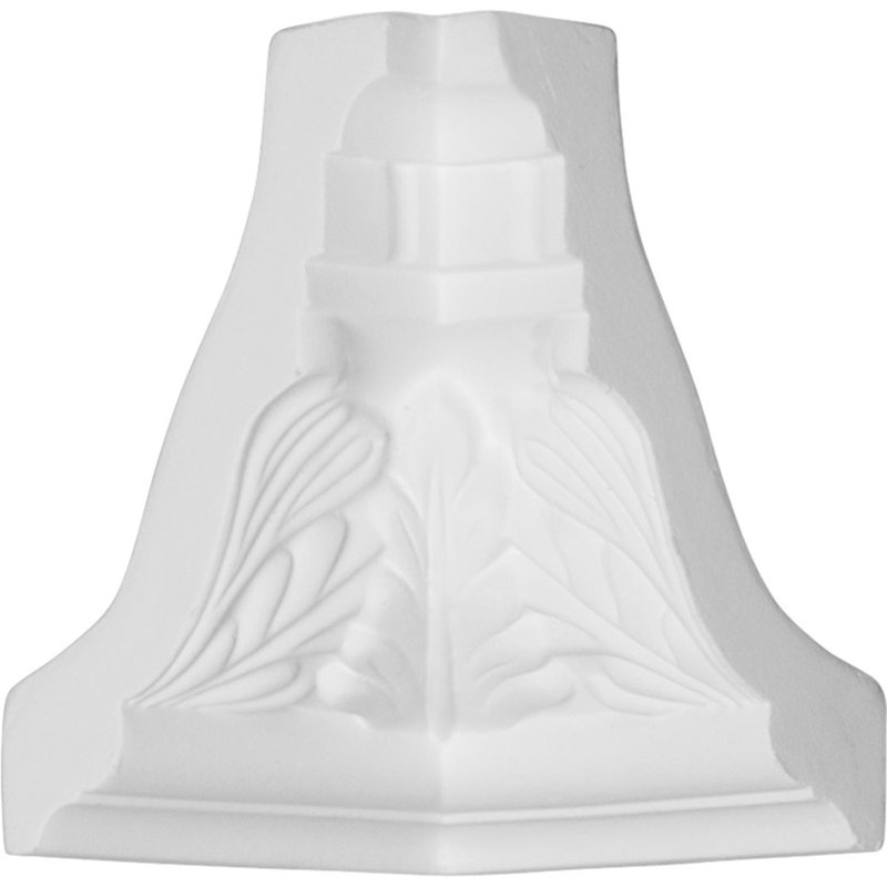 Endurathane Inside Corner Moulding, 3 1/4"P x 4 1/2"H (matches moulding MLD04X03X05DE), Factory Primed
