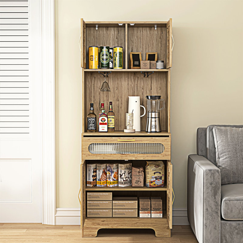 Armoire-buffet autoportante haute