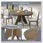 Table de salle à manger extensible Vintage pour 4-6, 42 à 58 pouces-789667628