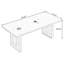 Walnut Rectangular Solid Wood desk-1678588476