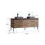 Ensemble de meuble-lavabo double 72 "