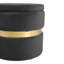 40cm Wide Velvet Cylinder Standard Ottoman with Storage-483360344